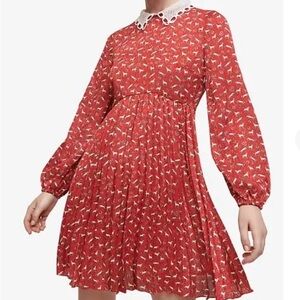 🐴🧲 New - Maje horse print Raina mini dress collared dress cowgirl feminine